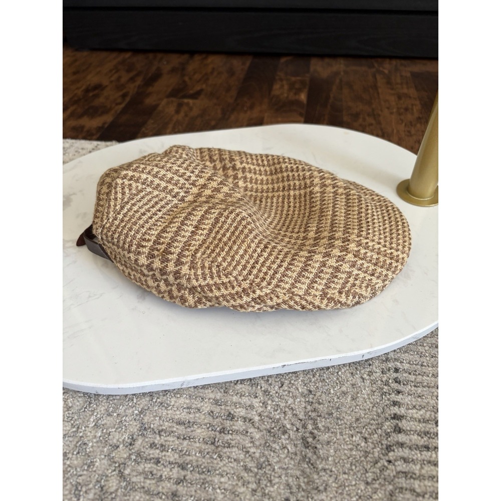 EUC POLO Ralph Lauren Wool Tweed Drivers Cap Heritage Quality Sz S/M